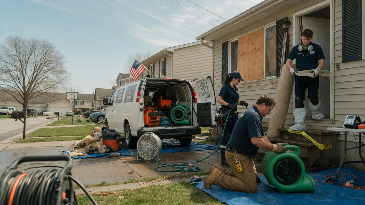 Water Damage Restoration in Juliustown, NJ near me
